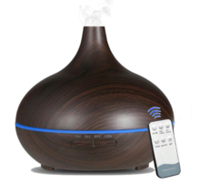 Ultrasonic Aroma Diffuser Humidifier Wood Grain - £29.61 GBP