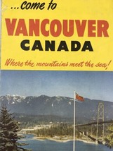 Vancouver Canada Vintage Travel Brochure  - $10.95