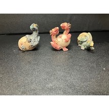 Hatching Dragons Lot of 3, Mini Statue Hatchling Egg, Collectible Fantas... - $17.82