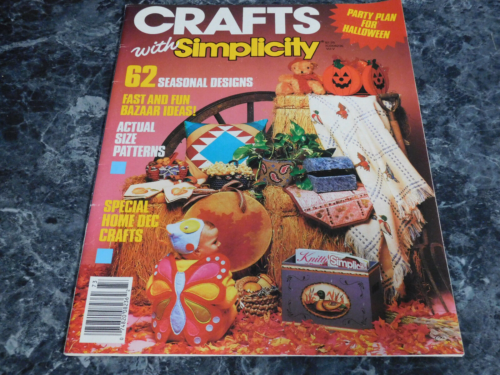 Primary image for Crafts with Simplicity Magazine 1987 Party plan for Halloween