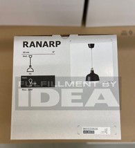 Brand New IKEA RANARP Black Pendant Lamp 603.995.63 - £50.50 GBP