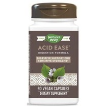 Nature's Way Acid-Ease, digestion formula for sensitive stomachs, 90 Vegi caps - $13.85