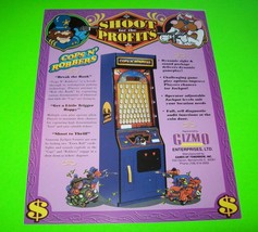 Shoot For The Profits Original NOS Arcade Game FLYER Coin-Op Redemption Gizmo - £13.02 GBP