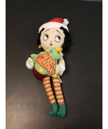 Betty Boop Merry Messages Plush, Merry Christmas, 2011, Good Preowned Co... - £7.90 GBP