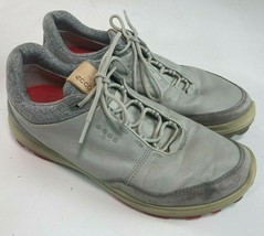 ECCO Biom Hybrid 3 GTX Golf Shoes Mens US 9M Extra Width Concrete Scarlet Yak - £39.34 GBP