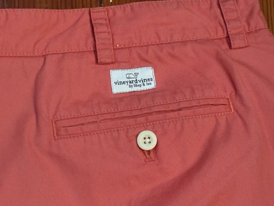 Pre-owned Men’s Vineyard Vines by Shep & Ian Size 40 Salmon Pink Club Shorts Item image 6