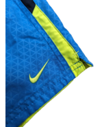 Nike Mens Womens Swim Trunks Swimming Shorts Neon Yellow Blue Diamond Si... - £14.51 GBP
