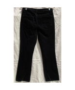 Chadwicks Womens Boot Cut Jeans Black Stretch Corduroy Pockets 10 - $376.15 MXN