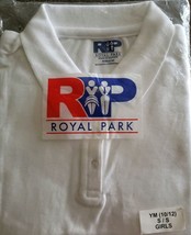 Royal Park Brand ~ Uniform School Shirt ~ White ~ Girl&#39;s Size Medium (10... - £11.96 GBP