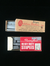 Vintage Original Packaging Desk and Staple Gun Staples - Various Brands image 15