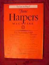 Harper&#39;s June 1936 G. B. Stern H. G. Wells Owen Johnson Nathaniel Peffer - £6.90 GBP