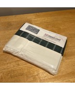 Vtg JCPenney Home Collection Queen Flat Sheet Forest Green Striped 200 TC - €17,12 EUR Vtg JCPenney Home Collection Queen Flat Sheet Forest Green Striped 200 TC - €17,12 EUR