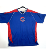 VTG Chicago Cubs MAJESTIC Mens XXL Pullover V-Neck Jersey Shirt Baby Bear - £18.38 GBP