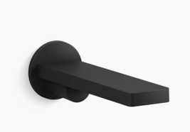 Kohler 73120-BL Composed Wall-Mount Bath Spout - Matte Black - $195.90