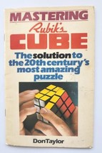 Vintage 1980 Mastering Rubik&#39;s Cube by Don Taylor Book M467 - $14.99