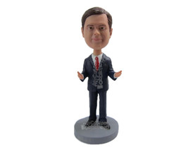 Custom Bobblehead Best Man In Formal Outfit Ready For The Wedding Ceremony - Wed - £71.36 GBP