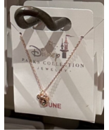 Disney Parks Mickey Mouse Lit Amethyst June Faux Birthstone Necklace Gol... - £25.88 GBP