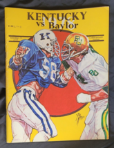 1978 Kentucky Wildcats vs Baylor Bears - Kentucky Wins 25 to Baylor 21 VG - £22.97 GBP