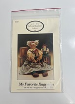 Vtg Sewing Doll Pattern DeCuyper Trading My Favorite Raggedys folk 18&quot;-7... - $10.88