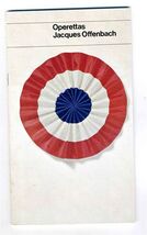 Operettas Jacques Offenbach Program Sadler Wells Opera London 1968 - $27.69