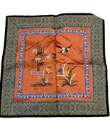 Vintage Embroidered Silk Pillow Cover Asian-Inspired Bird Bamboo Design ... - $633.77 MXN