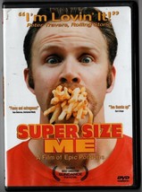 Super Size Me (DVD, 2004) Morgan Spurlock Mcdonalds Only Diet Documentary - £6.82 GBP
