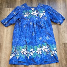 Anthony Richards Hawaiian Dress Blue 2XL Hibiscus Tropical Hawaii Amerim... - £27.31 GBP