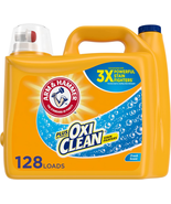 plus Oxiclean Fresh Scent, 128 Loads Liquid Laundry Detergent, 166.5 Fl Oz - £13.98 GBP