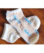 Two (2) Pair ~ 3D Textured Design ~ Knit ~ Multicolored ~ Ankle Socks (4) - $14.96