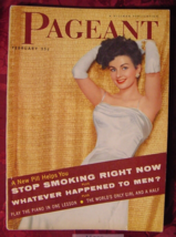 Pag EAN T Magazine February 1957 Shirley Talbott Zahra Norbo Sophia Loren - £15.50 GBP