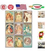 Transform Your Space with Alphonse Mucha Art Nouveau Vintage Prints - Un... - $455.10 MXN