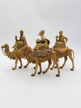 Fontanini Italy 1983 Three Kings Wise Men Riding Camels 6.5"Nativity Fig... - $89.10