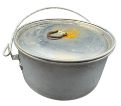 Vintage Aluminum Camping Pot Handle 5&quot; x 3&quot; Metal Cooking - $20.00