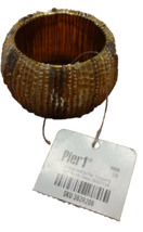 Pier 1 Napkin Holder Gold Colr-Very Rare-Brand New-SHIPS N 24 HOURS - $29.58