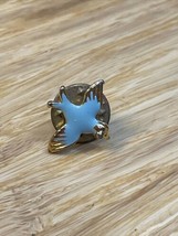 Vintage Enamel Bluebird of Happiness Lapel Pin Pinback Estate Jewelry Fi... - £9.34 GBP