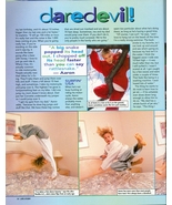 Aaron Carter barefoot singer 11"x8" Teen Magazine Pinup Mini Poster Clip... - $4.94