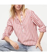 J. Crew NWT Jeweled Poplin Popover Top Blouse Shirt - $33.31