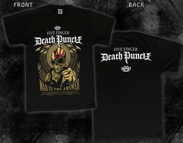 Five Finger Death Punch – War is the Answer, Black T-shirt  (sizes:S to ... - £13.53 GBP