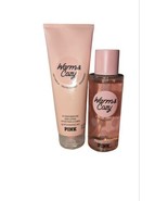 VICTORIA&#39;S SECRET  PINK WARM &amp; COZY BODY MIST &amp; MOISTURE LOTION SET  8 F... - $38.00