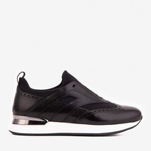 The Arcadia Black Leather Men Sneaker image 8