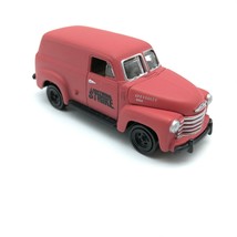 Johnny Lightning Strike 1950 &#39;50 Chevrolet Chevy 3100 Panel Van Red Diecast 1/64 - £15.19 GBP