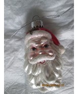 Santa Claus With Holly On Head Ornament - $16.44 CAD