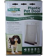 PetSafe Premium Plastic Pet Door White Small PPA00-10958 9582 NEW - $51.53 CAD