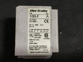 Allen-Bradley 100-F-C22 Auxiliary Contact Block - $18.75