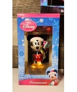 Disney Blown Glass Mickey Mouse Ornament - £14.37 GBP