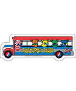 Grateful Dead Dancing Bear  Bus  Vinyl  Sticker  Deadhead  Car Decal - $109.88 MXN