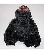 Wild Republic Silverback Black Gorilla Plush Stuffed Animal Toy Ape Wild... - $9.75