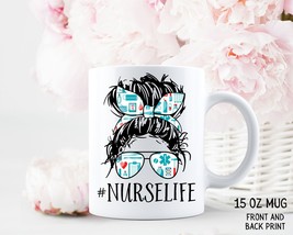 Nurse Life Mug - 15oz Coffee Mug, Mug For RN, Gift For Nurse Graduation,... - £15.73 GBP