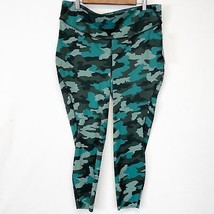 NEW Lululemon Base Pace High Rise Crop 25&quot; Heritage 365 Camo Tidewater Teal 18 - $58.49