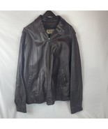 Wilsons Leather M. Julian Coat / Jacket Size XL! Bomber Jacket Brown - $711.31 MXN